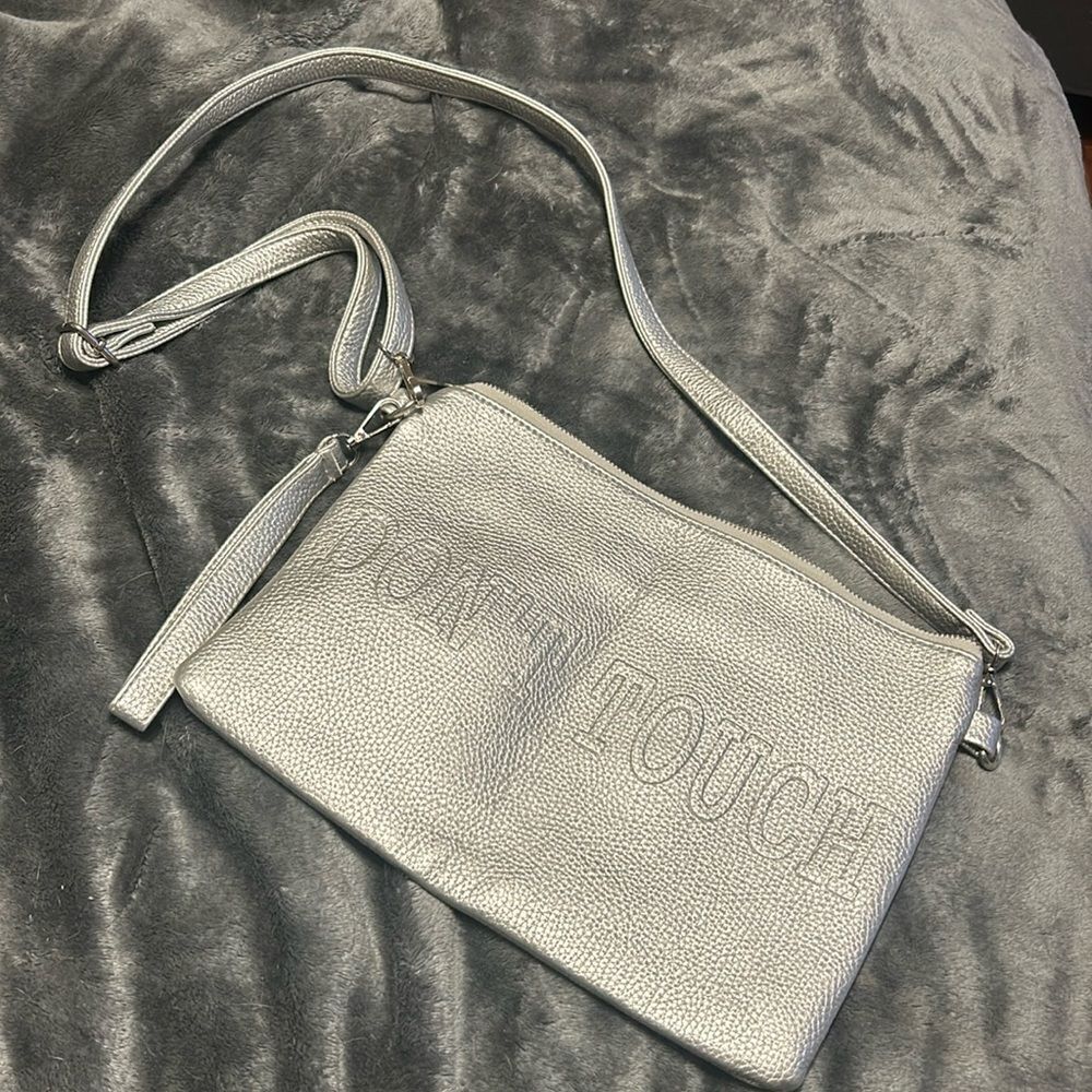 Torrid DONT TOUCH MY BAG silver crossbody purse